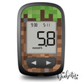 Block World - Accu-Chek Guide Me Peel Skin And Decal Glucose Meter Sticker