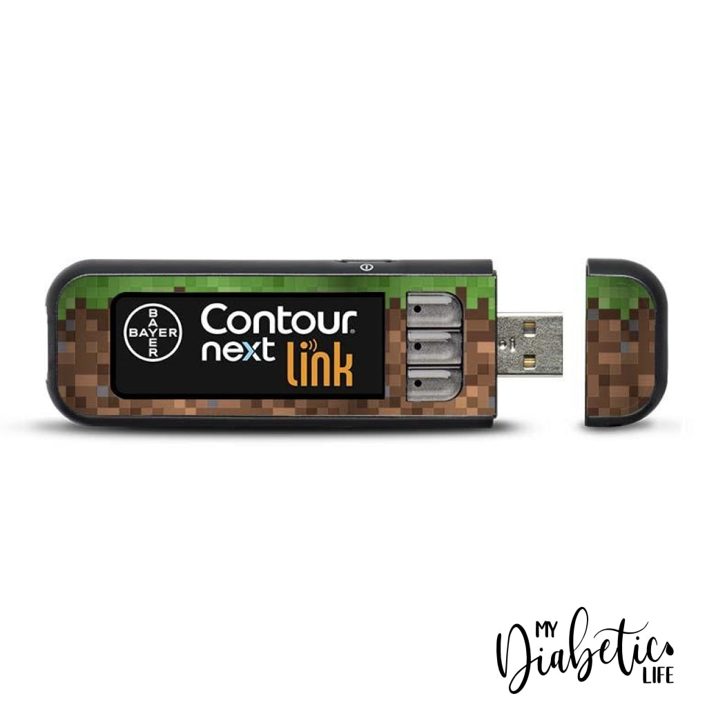 Craft Mine - Contour Next Link Usb Peel Skin And Decal Glucose Meter Sticker