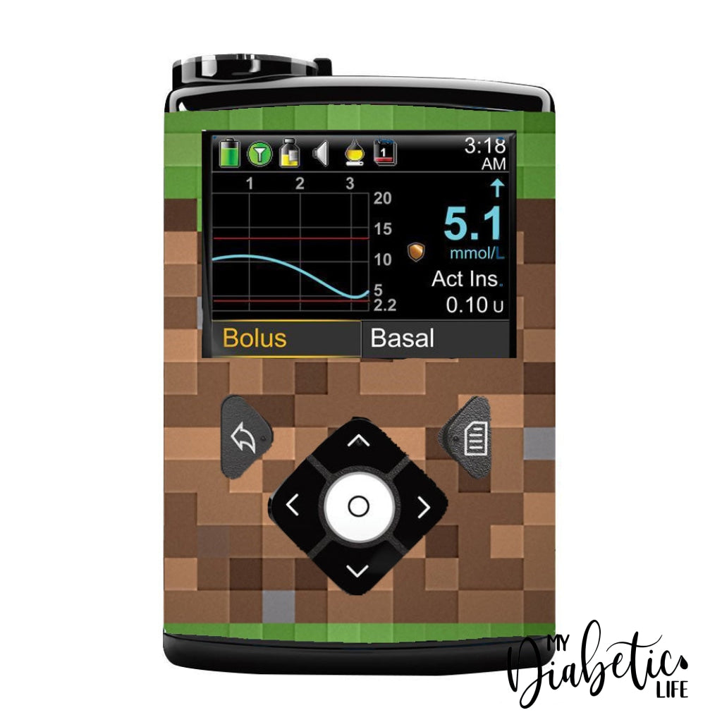 Craft Mine - Medtronic Pump (630/640/670/770) Sticker Full Cover W/clip 630/640/670