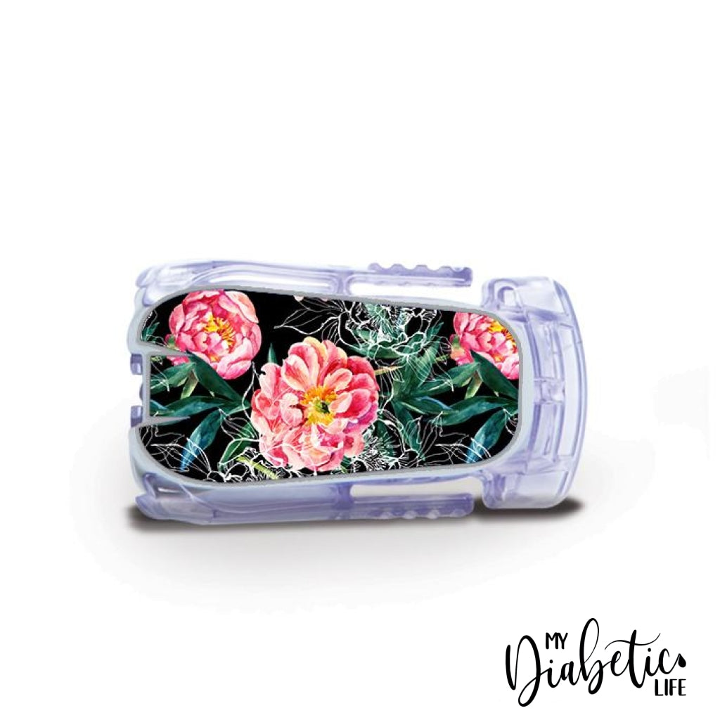 Dark Florals - Dexcom Transmitter G5 Peel Skin And Decal Cgm Sticker G4/g5