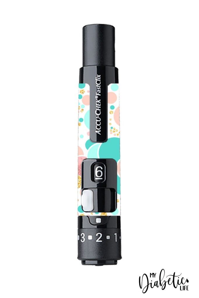 Delicate Spots - Accu-Chek Fast-Clix Sticker Accuchek