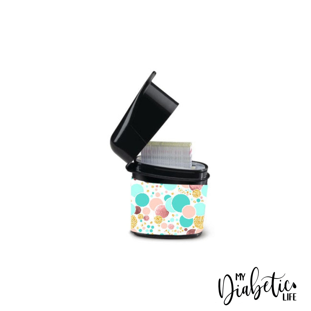 Delicate Spots - Test Strip Canister Accuchek Guide Container