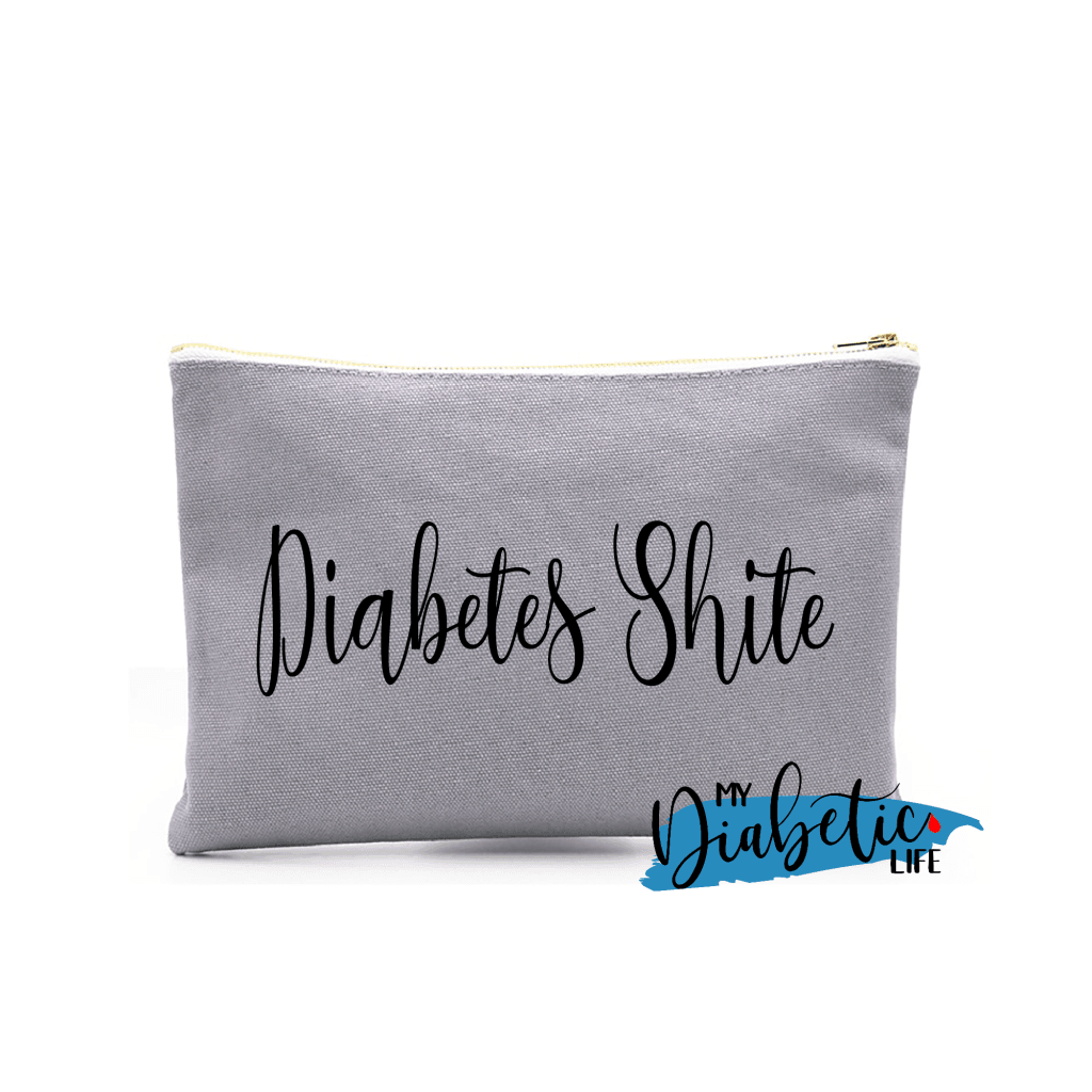 Diabetes Shite - Carry All Storage Bag Light Grey Storage Bags
