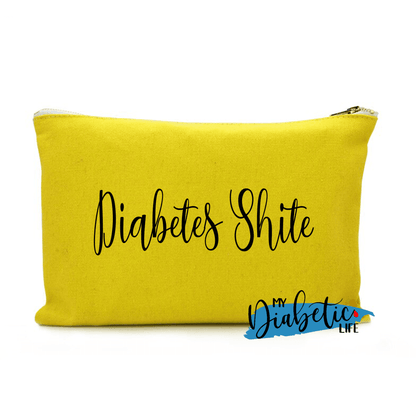 Diabetes Shite - Carry All Storage Bag Yellow Storage Bags