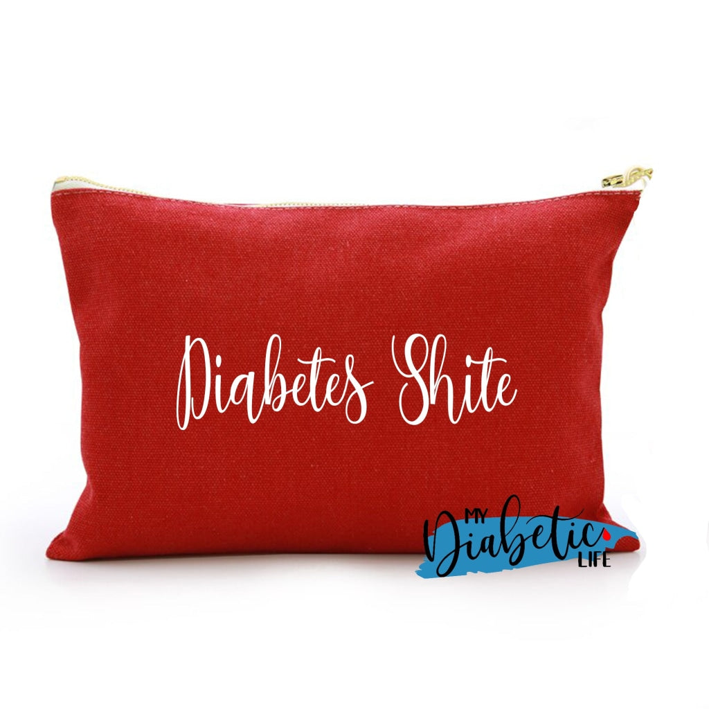 Diabetes Shite - Carry All Storage Bag Red Storage Bags
