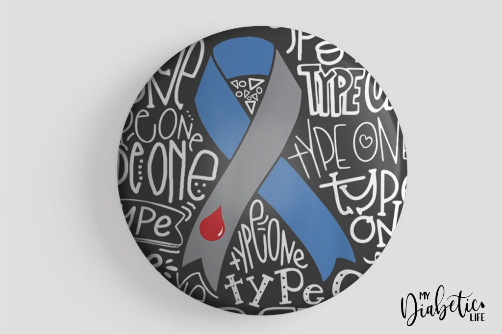 Diabetes - Type-One-Graphy Keyring Bottle Opener Alert Type One Diabetic Badge/magnet