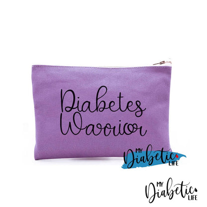 Diabetes Warrior - Carry All Storage Bag Purple Storage Bags