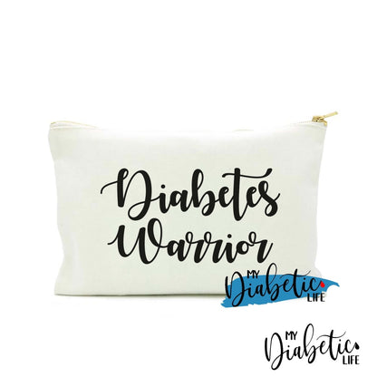 Diabetes Warrior - Carry All Storage Bag Natural Storage Bags