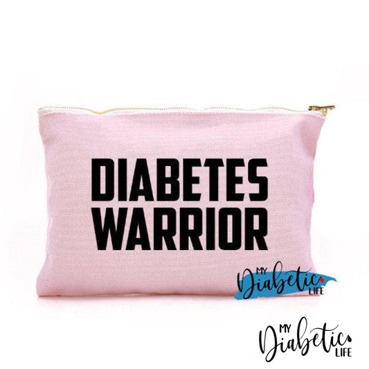 Diabetes Warrior - Insulin test kit bag, diabetes accessories, storage bag for medication - MyDiabeticLife