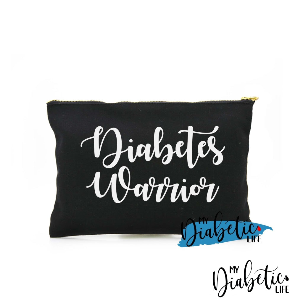 Diabetes Warrior - Carry All Storage Bag Black Storage Bags