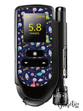Dinos in Space - Accu-chek Mobile Peel, skin and Decal, glucose meter sticker - MyDiabeticLife