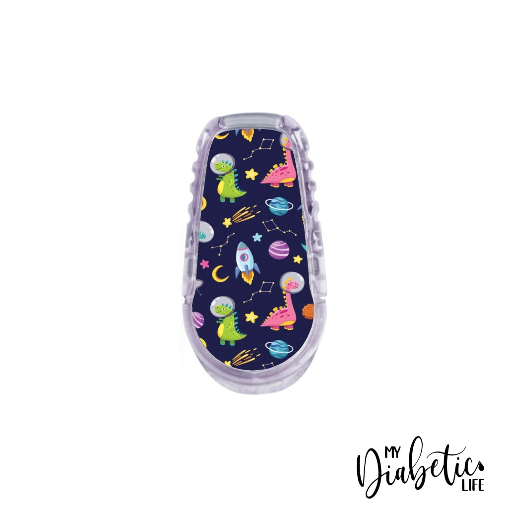 Dinos In Space - Dexcom Transmitter G6 Peel Skin And Decal Cgm Sticker