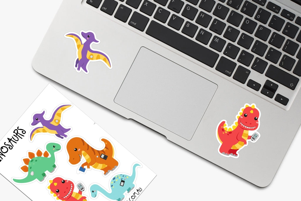 Dinosaurs - 6 X 4 Sticker Sheet Stickers
