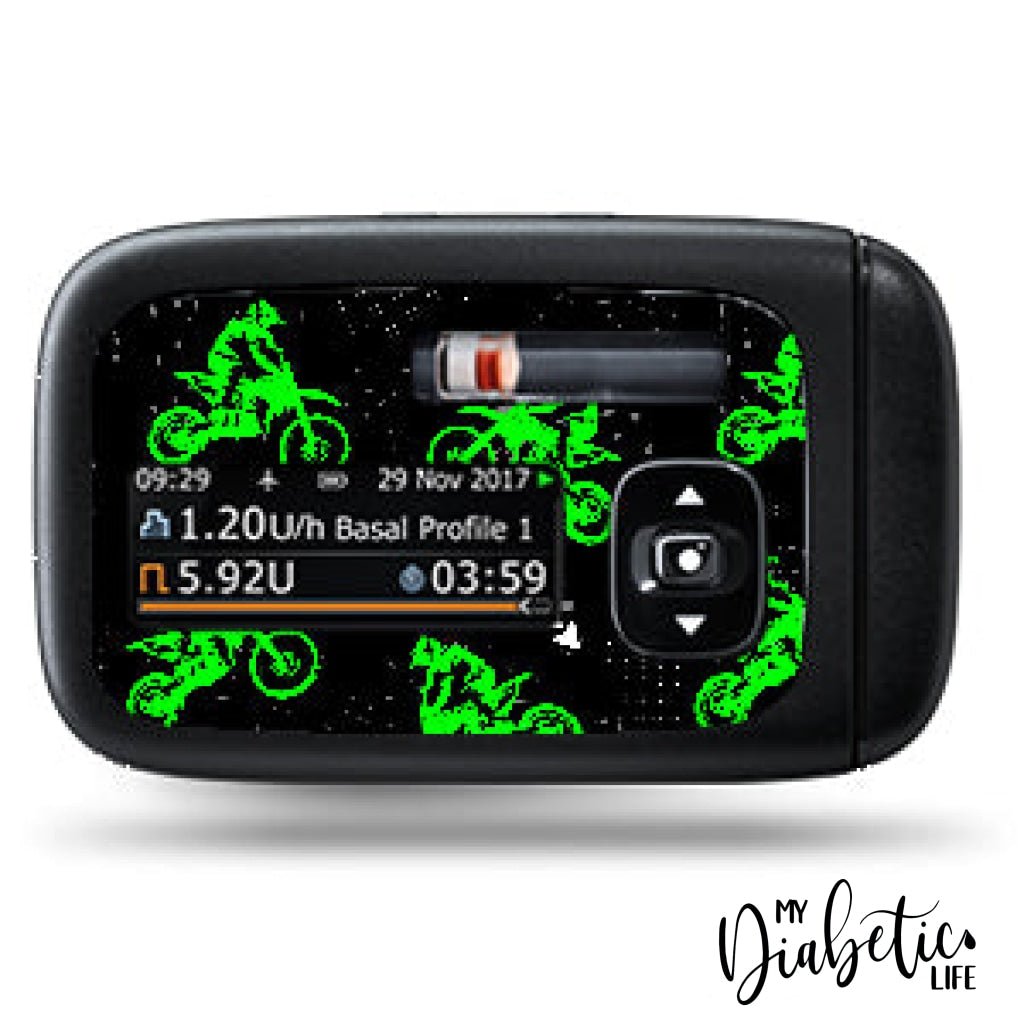 Dirt Bike - Accu-Chek Insight Pump And Remote Sticker Only Accu-Chek