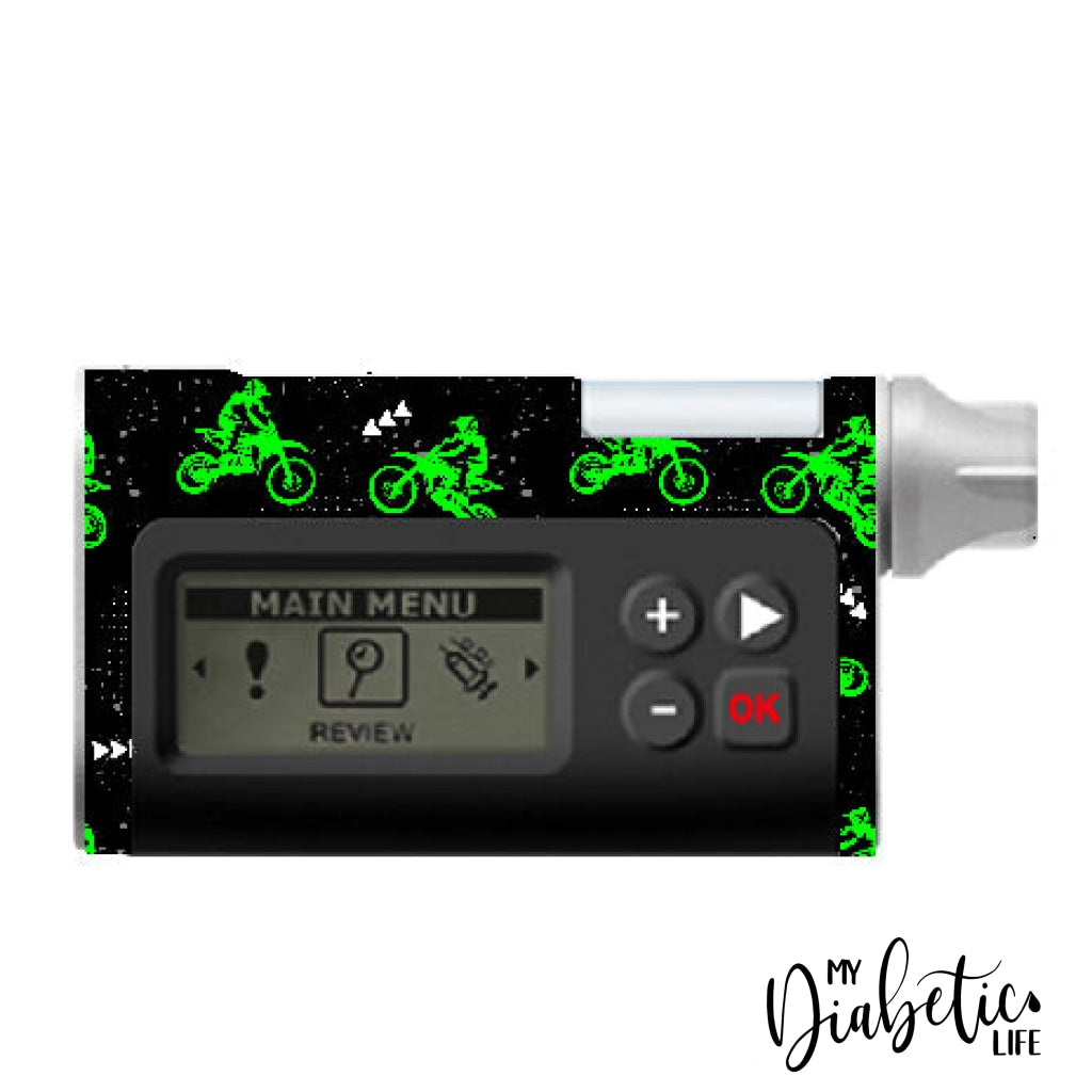 Dirt Bike - Dana Rs Insulin Pump Sticker Peel Skin And Decal Rs