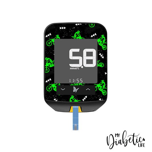 Dirt Bike - Freestyle Optium Neo Peel Skin And Decal Glucose Meter Sticker Freestyle