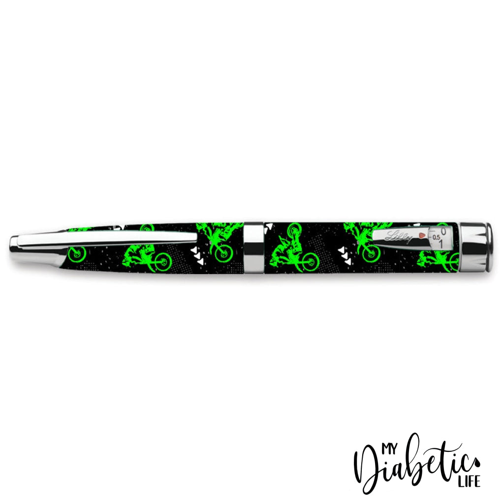 Dirt Bike - Humapen Luxura Insulin Pen Peel Skin Decal Sticker Cover