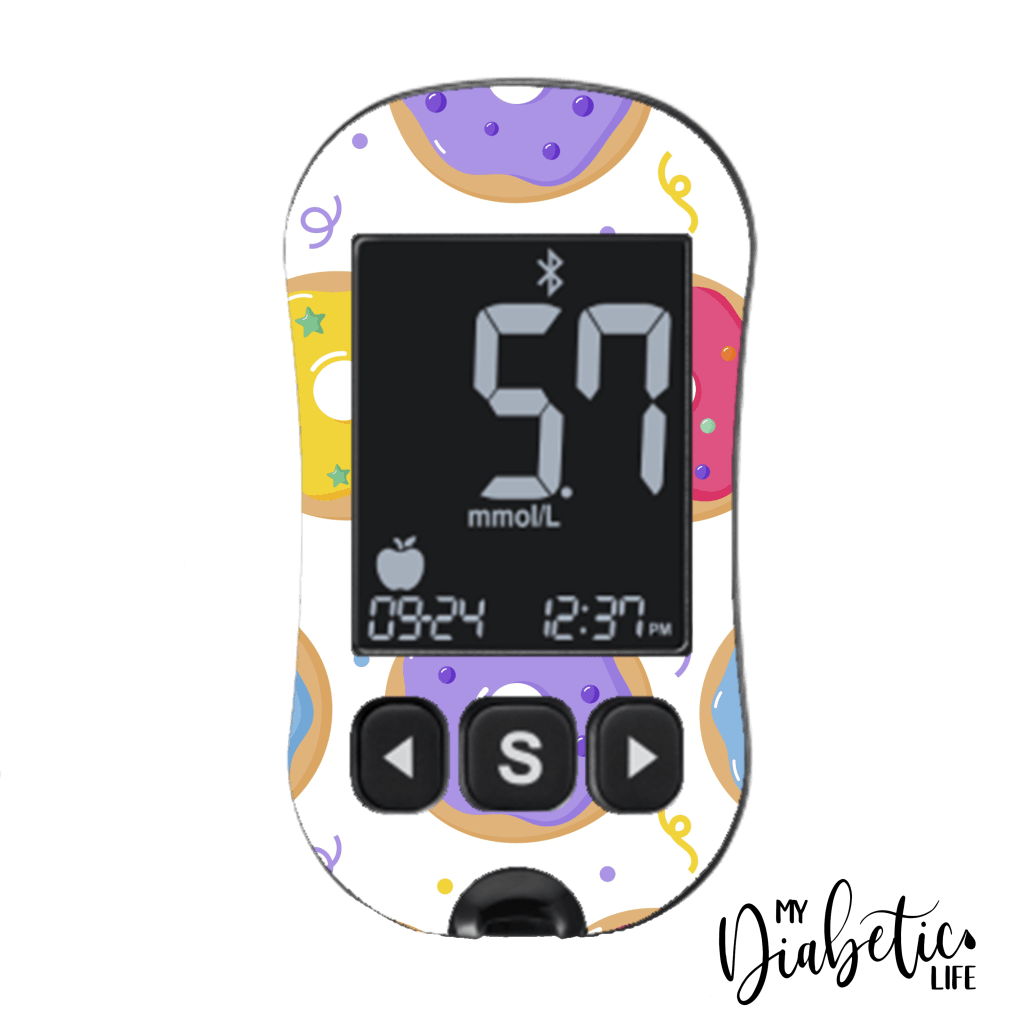 Donuts - CareSens Dual - Peel, skin and Decal, glucose meter sticker - MyDiabeticLife