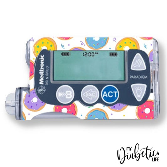 Donuts - Medtronic Paradigm Series 7 Skin And Decal Insulin Pump Sticker