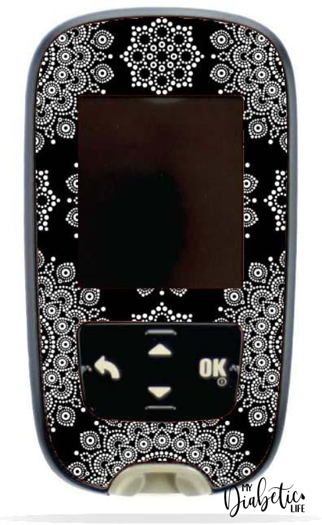 Dot Mandala - Accu-Chek Guide Peel Skin And Decal Glucose Meter Sticker