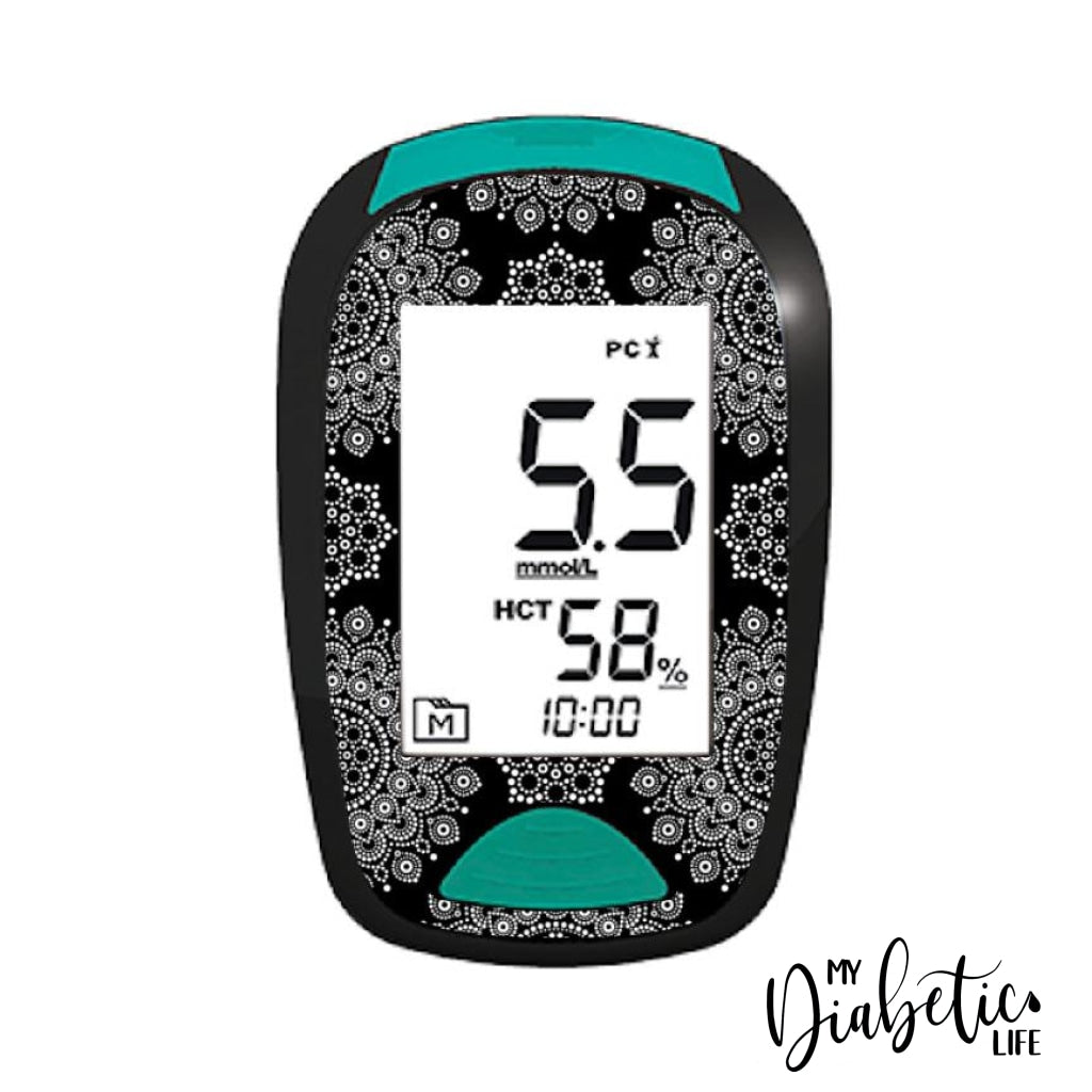 Dot Mandala - Lifesmart Two Plus Peel Skin And Decal Glucose Meter Sticker Twoplus