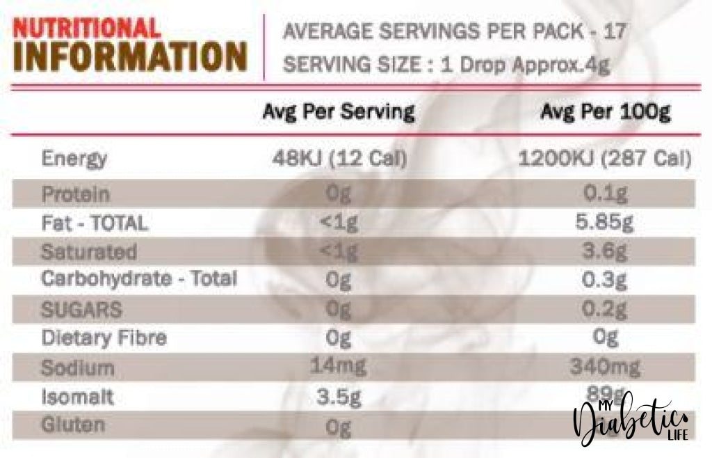 Double D - Sugar Free Choco Drops 70G Packet Confectionery