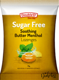 Double D - Sugar Free Soothing Butter Menthol Lozenges 70G Packet Confectionery