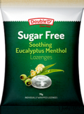 Double D - Sugar Free Soothing Eucalyptus Menthol Lozenges 70G Packet Confectionery