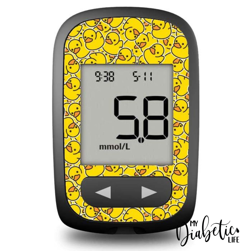 Duck Fiabetes - Accu-Chek Guide Me Peel Skin And Decal Glucose Meter Sticker