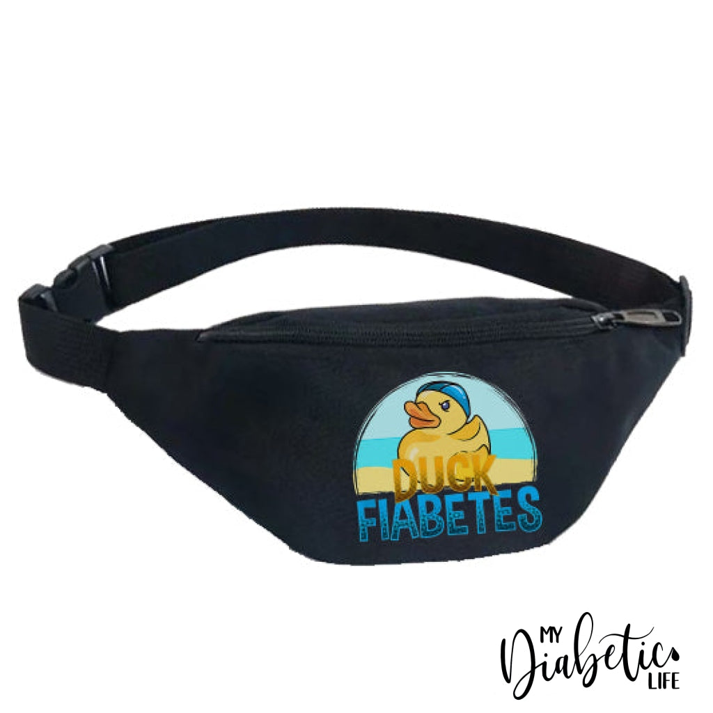 Duck Fiabetes - Black Bumbag