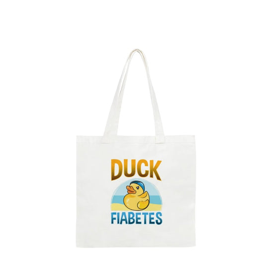 Duck Fiabetes - Cotton Tote Bag