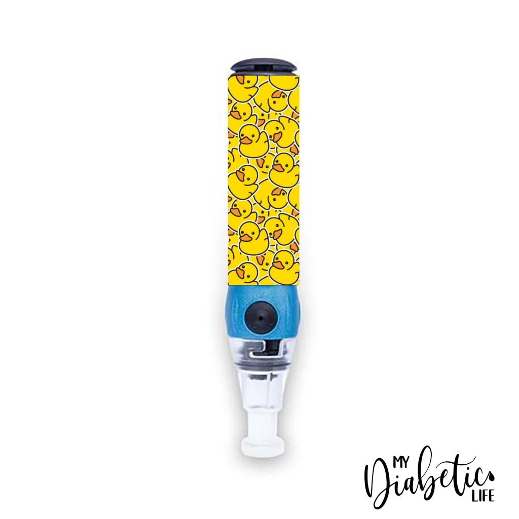 Duck Fiabetes - Genteel Lancing Device Sticker