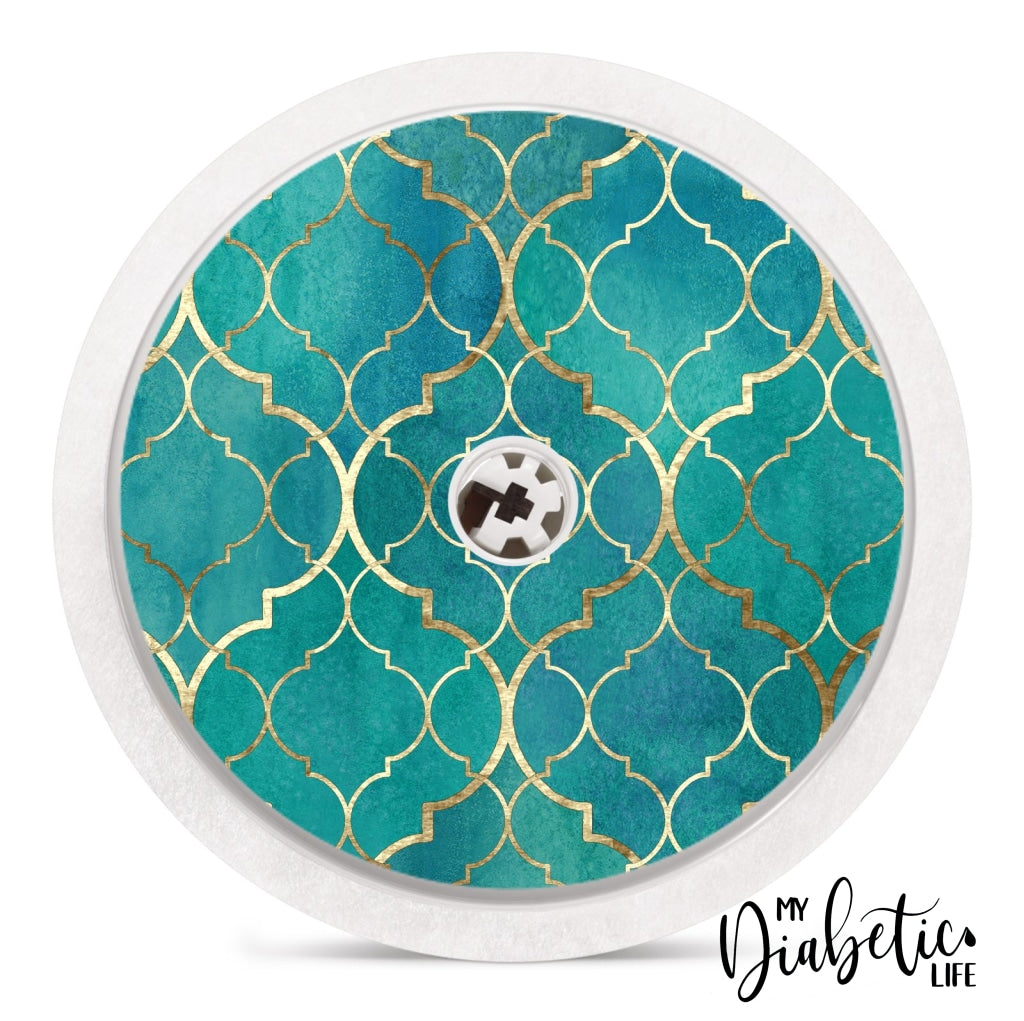 Emeralds In Morocco - Freestyle Libre Sensor Peel Skin And Decal Fgm/cgm Sticker