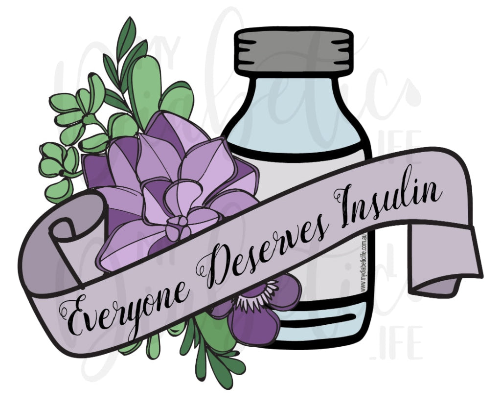 Everyone Deserves Insulin - Sticker - MyDiabeticLife