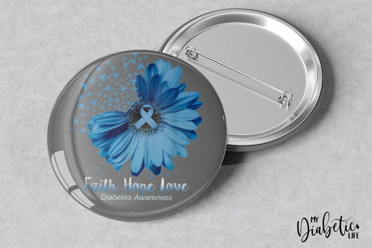 Faith Hope Love - 32Mm Magnet Or Badge Badge/magnet