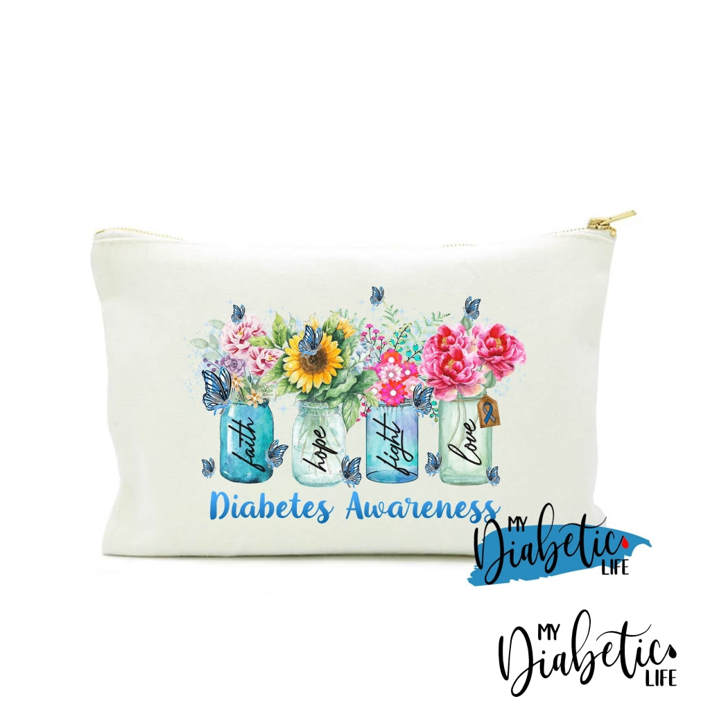 Diabetes Awareness - Diabetes Carry Bag Diabetic Accessories Storage For Medication Natural Storage