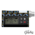 Flowers & Snakes - Dana Rs Insulin Pump Sticker Peel Skin And Decal Rs