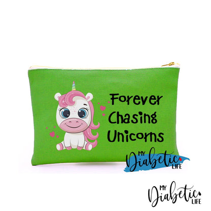 Forever Chasing Unicorns - Carry All Storage Bag Green Storage Bags
