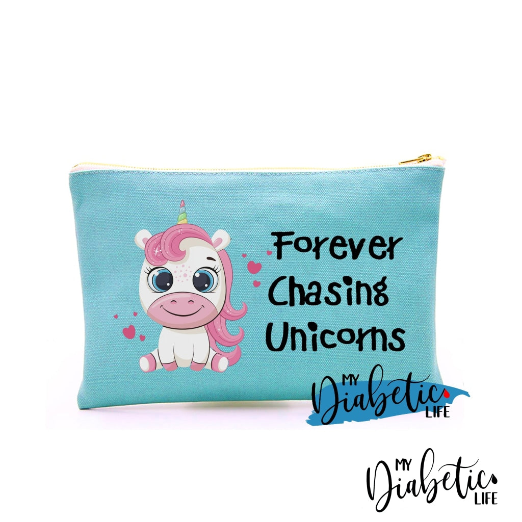 Forever Chasing Unicorns - Carry All Storage Bag Mint Green Storage Bags