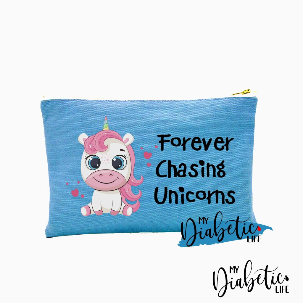 Forever Chasing Unicorns - Carry All Storage Bag Blue Storage Bags