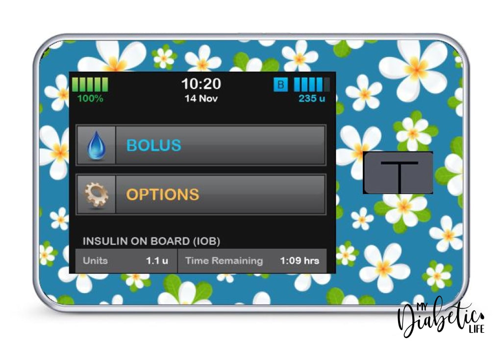 Tandem T:Slim X2 Pump Stickers by My Diabetic Life – MyDiabeticLife
