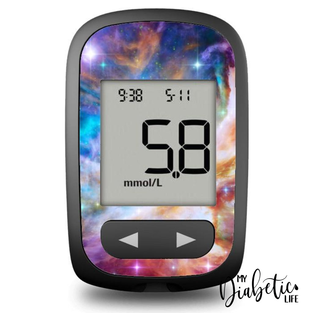 Galaxy - Accu-Chek Guide Me Peel Skin And Decal Glucose Meter Sticker