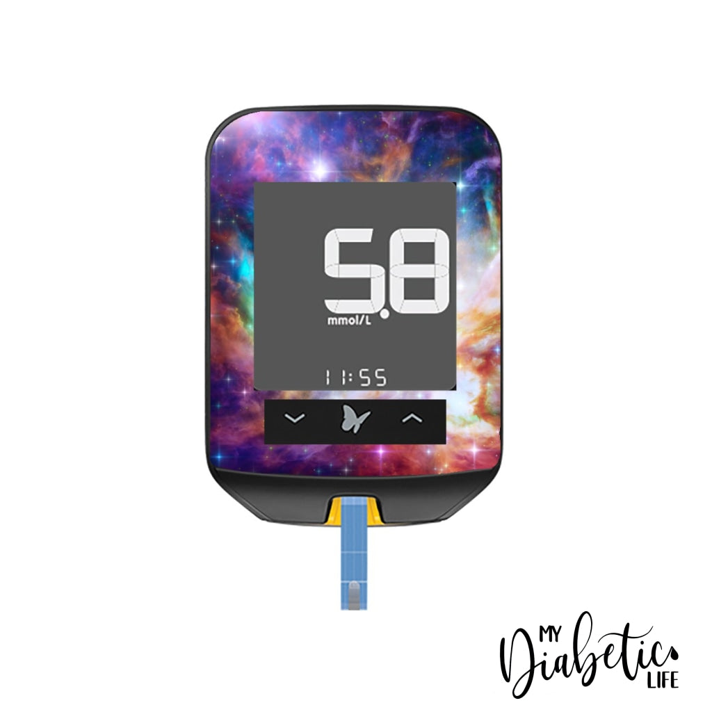 Galaxy One - Freestyle Optium Neo Peel Skin And Decal Glucose Meter Sticker Freestyle