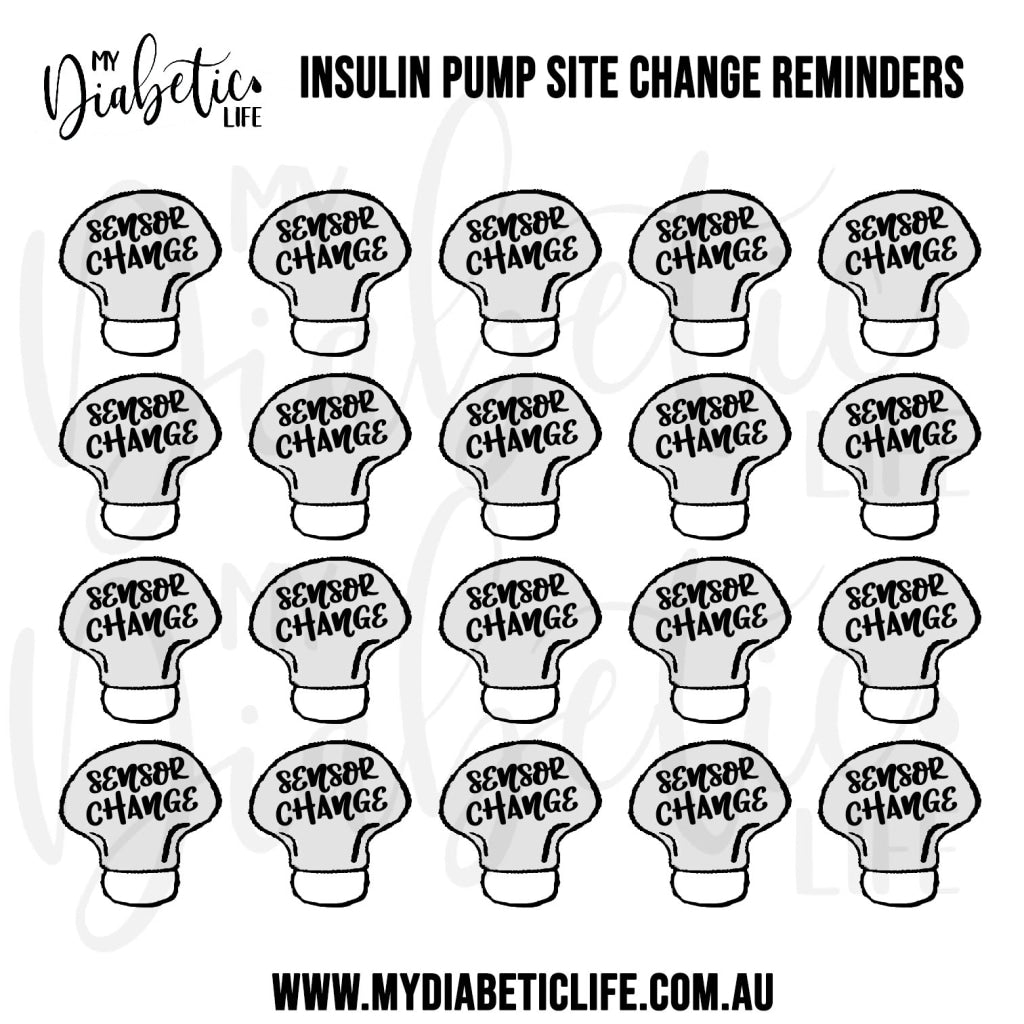 Gaurdian Sensor Change Reminder For Planner Stickers