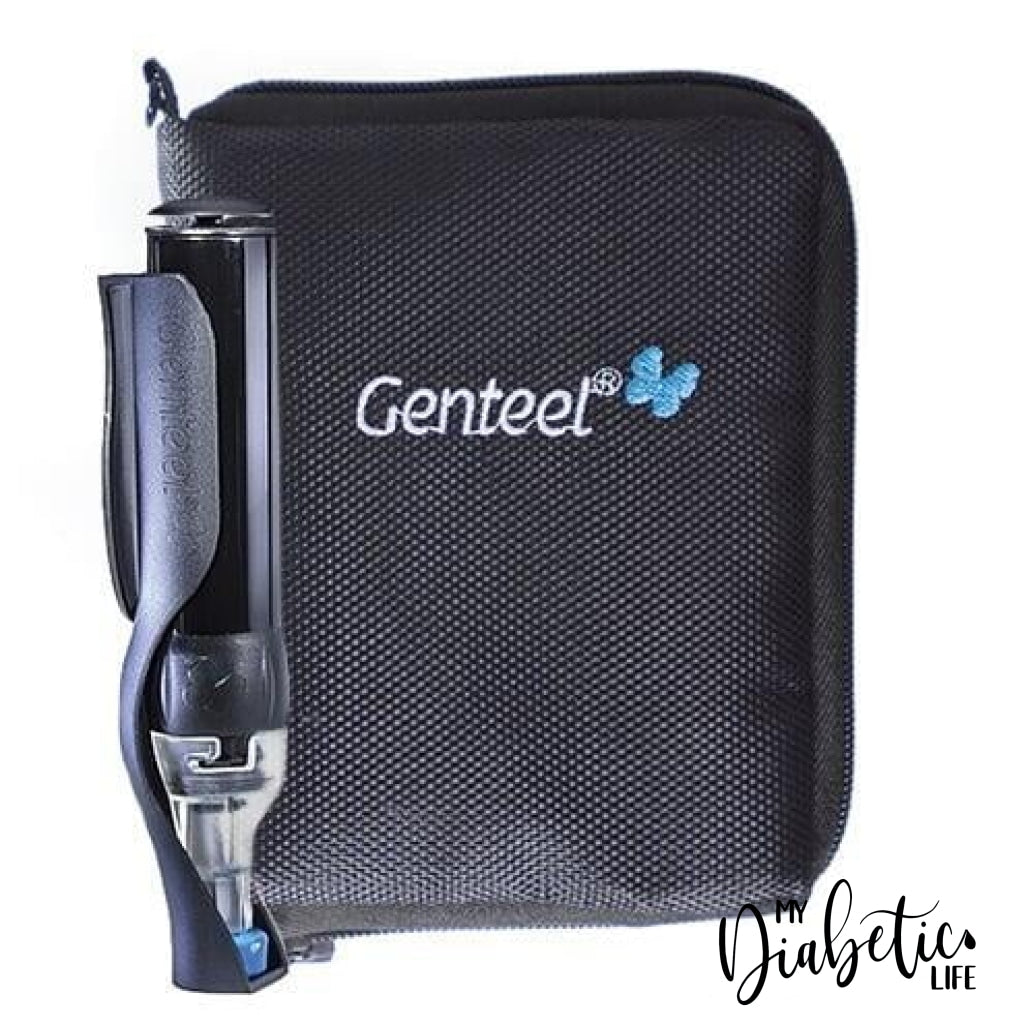 Genteel Plus - Buff Black Lancing Devices