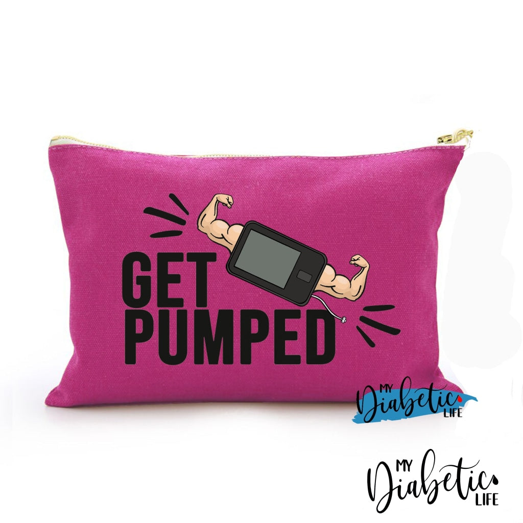 Get Pumped (Ft.tslim) - Carry All Storage Bag Dark Pink Storage Bags