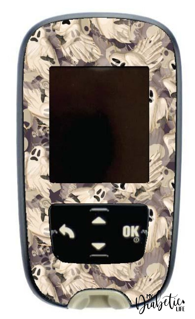 Ghoul Friends - Accu-Chek Guide Peel Skin And Decal Glucose Meter Sticker