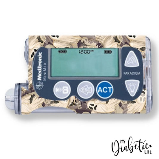 Ghoul Friends - Medtronic Paradigm Series 7 Skin And Decal Insulin Pump Sticker