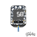 Glitter N Skulls - Freestyle Optium Neo Peel Skin And Decal Glucose Meter Sticker Freestyle