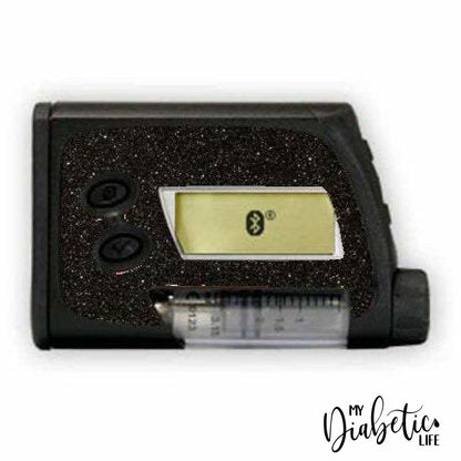 Glitter - Accu-Chek Spirit Combo, Peel, skin and Decal, insulin pump sticker - MyDiabeticLife